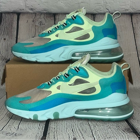 Nike Air Max 270 Reacts “Psychedelic Art” Sneakers Size 9.5 - Picture 2 of 14